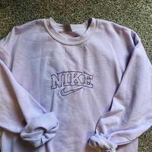Embroidered Nike Crew